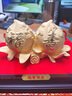 信天游镀金寿桃摆件绒沙金祝寿贺寿礼物送老人60708090大寿贺礼寿礼礼物 福寿双全 大号 实拍图