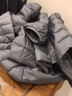 鸭鸭（YAYA）佟丽娅同款轻薄羽绒服男女同款短款休闲内胆薄款冬季保暖防寒外套 灰色-YE3C700311Y L 实拍图
