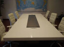 烤漆会议桌长桌简约现代大型洽谈办公桌椅组合培训白色会议长条桌 尺寸定制 晒单实拍图