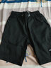花花公子【2条装】短裤男夏季纯棉5五分裤韩版潮流中裤沙滩裤宽松休闲裤子 05黑色+05卡其 M 【建议穿100斤以下】 实拍图