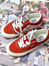 VISION STREET WEAR官方  FLAT TOP红柚色低帮翻毛皮帆布鞋滑板鞋男女鞋平底 西柚色 39 实拍图