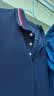 纯界高端POLO衫定制印logo冰丝工作服夏短袖企业团体文化衫 藏蓝 4XL 实拍图