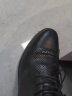 海澜之家HLA皮鞋男士商务休闲系带正装德比鞋子HAAPXM2DBH202 凉鞋款41 实拍图