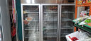 澳柯玛（AUCMA）展示柜冷藏保鲜柜 立式商用冷藏柜玻璃门水果蔬菜鲜花多门厨房冰箱陈列柜饮料柜 主推款 三门1380升 VC-1380AJ 实拍图