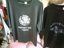 百鹊亭（BAIQUETING）两件装】短袖T恤男夏季印花宽松衣服五分袖ins港风青少年圆领t恤 地球 深灰+冰山 黑色 3XL【 建议150-170斤】 实拍图