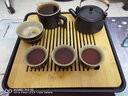 聚晟黑陶户外便携旅行功夫茶具套装泡茶煮茶炉车载烧水壶茶盘简约家用 黑陶提梁茶具-黑包 15件 实拍图