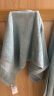 洁丽雅（Grace）德国鲁道夫抗菌纯棉毛巾浴巾男女通用三件套 吸水舒适套装 绿色 实拍图