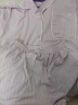 浪莎男士睡衣男纯色情侣装夏季薄款T恤可外穿开衫休闲家居服2件套装 38181男款 XL建议120-140斤 晒单实拍图