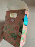 麦小妖护士节翻盖商务礼品袋创意手提袋送母亲节客户纸袋礼品包装袋 蝴蝶花小号12*6*16cm 实拍图