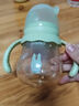 小土豆（potato）ppsu奶瓶宽口径宝宝防胀气耐摔新生婴儿吸管奶瓶一岁以上牛奶杯 艾青绿300ml （带奶瓶刷套装） 实拍图