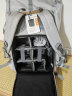 普乐威相机包摄影包双肩相机包单反背包防水专业佳能尼康大容量无人机包 灰白色 实拍图