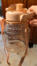 希乐（cille）塑料水杯大容量女学生儿童吸管杯健身运动tritan刻度大肚杯子1.1L 实拍图