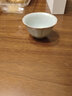 东道汝窑河南非遗茶杯主人杯陶瓷功夫茶具开片可养品茗中葵饮杯天青色 2021年丑字落款 实拍图