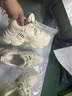 赫莲娜（HR）老爹鞋女2025春季新款女鞋百搭厚底内增高透气运动跑步休闲鞋子女 JD精选-米白色 38 实拍图