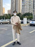 GENIOLAMODE高领毛衣男士冬季加绒加厚保暖御寒潮流百搭内搭针织衫 实拍图