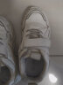 哈比熊童鞋春秋儿童运动鞋小白鞋男童鞋革面休闲女童鞋GS7593 白色29码 实拍图