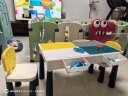 星涯优品积木桌子大颗粒儿童玩具男女孩多功能拼装学习增高桌3岁生日礼物 实拍图