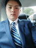 雅西欧商务正装拉链领带男8cm男士结婚免打结懒人易拉得tie领带面试工作 LLDK016 实拍图