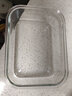 富光保鲜盒微波炉加热专用饭盒玻璃饭盒微波炉专用密封盒 粉色 无分格 1000ml 实拍图