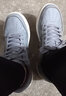 特步情侣男女板鞋小白鞋空军一号秋冬革面保暖运动板鞋休闲鞋 实拍图