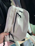 回力斜挎包男潮牌户外大容量平板胸包休闲运动登山单肩包高颜值腰包女 白色【带徽章4枚】 实拍图