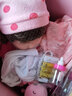 仿真婴儿洋娃娃会说话唱歌的智能软胶陪睡眠公仔玩偶大号感应可爱布娃娃儿童女孩公主玩具礼物 277马甲款玫红 礼盒+小鹿+对话+学舌充电版+换装衣服 实拍图
