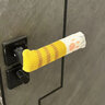 贞嘻门把手保护套防撞儿童入户门拉手卧室婴儿防磕碰冬季针织门把手套 姜黄条纹猫爪保护套【4个装】 实拍图