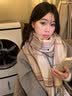 牧尔西纯羊毛围巾女生轻奢冬季围脖保暖披肩礼盒妈妈生日中秋礼物 实拍图