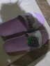 惠夫人凉拖鞋女夏季浴室防滑家用室内软底情侣居家女士拖鞋外穿 果缤纷 紫色 38-39码(适合37-38码穿) 实拍图