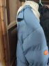NASA LIKE官方潮牌棉服冬季加厚连帽外套保暖男士棉衣羽绒棉服情侣大码棉袄 蓝色 2XL（建议140-160斤） 实拍图