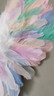 小熊精灵（xiaoxiongjingling）万圣节小天使彩色羽毛翅膀装饰道具发饰品头饰六一儿童舞台表演出 彩色翅膀/单翅膀 实拍图