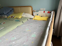 秋莹可升降榉木拼接床实木儿童床婴儿床加宽拼接大床小孩床边床拼接床 三面侧升5cm床垫+7A抗菌纯棉床围 可升降长180宽100高35【60护栏】 实拍图