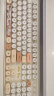 GEEZER Hello bear 无线复古朋克键鼠套装 可爱办公键鼠套装 鼠标 电脑键盘 笔记本键盘 奶茶色 实拍图