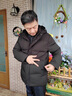 俞兆林中老年人羽绒服男短款冬装爸爸装加厚款防寒保暖爷爷衣服冬季外套 短款黑色 2XL （145-160斤）穿 实拍图