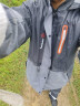 琴飞曼雨衣雨裤套装男女士成人防雨分体骑行电动摩托车雨披外卖时尚新款 墨兰灰（深灰配中灰） 3XL 晒单实拍图
