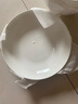 晟普纯白色骨瓷盘子菜盘家用圆形陶瓷盘白瓷盘深盘微波炉餐具饭盘单个 7.5英寸(直径19cm 高3.5cm) 实拍图