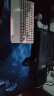 达尔优（dareu）PG-D83仰望电竞游戏鼠标垫超大号 800*300*3mm加厚锁边办公键盘电脑书桌垫 蓝黑色 实拍图