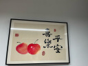 柳莺花燕免打孔电表箱装饰画现代简约客厅餐厅挂画电闸箱配电箱遮挡壁画 喜乐平安 70X50遮挡60X40表箱 上掀款 实拍图