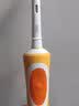 欧乐B（Oral-B）欧乐B电动牙刷D12成人 圆头牙刷情侣礼物 充电旋转牙刷 D12紫色 套装 实拍图