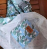 爱源美（aiyuanmei）新生儿背巾简易轻便单肩宝宝背带婴儿夏季透气网外出横前抱娃神器 抹茶绿树叶 透气款 实拍图