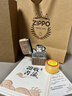 ZIPPO煤油防风打火机错金银金丝楠木限量款吉象如意生日圣诞礼物送男生 胡桃木-如意吉象（原装礼盒+手提袋+火石+133ml油） 实拍图