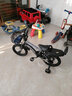 贝琦童（BEIQITONG）儿童自行车单车2-3-4-6-9-10岁男孩童车中大童女孩小孩宝宝脚踏车 顶配黑【高强圈】暴君轮靠背后座 18寸适合身高(115-135)CM 实拍图