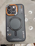 秒扬 磨砂半透明高级iPhone17手机壳苹果16promax磁吸无线充电15pro防摔保护14全包 潮牌壳【磁吸】半透磨砂黑+夜光彩色镜头膜 iPhone 15pro 实拍图