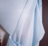 浪莎冰丝防晒衣女夏季遮阳防晒服骑行透气防紫外线薄款宽松防晒外套女 天蓝色 均码（80-160斤） 实拍图