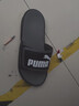 彪马（PUMA）黑白透气魔术贴拖鞋男女家居外穿休闲凉鞋ROYALCAT372280 黑色-石灰色-白-01 42 实拍图