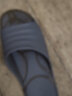 宝人（boree）拖鞋男外穿新款浴室防滑防臭一字拖石墨烯抗菌情侣室内家居凉拖鞋 灰色 43-44 男款 实拍图