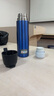 希乐真空保温杯户外运动便携学生不锈钢水杯男女士车载杯子500ml 蓝色500ml 实拍图