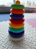 BIG TOOTH叠叠乐玩具儿童七彩套圈彩虹塔早教0-1岁套装婴儿层层叠套杯 2101-【不倒翁】彩虹塔套圈 实拍图