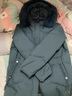 菡宿品牌妈妈装冬装羽绒棉服女加绒加厚新款中老年女装冬季中年棉衣女 抹茶绿（可拆卸毛领款） 2XL 建议105-120斤左右 实拍图