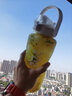 恩尔美（nRMEi）运动水杯男女健身夏季Tritan吸管太空杯大容量便携户外饮用壶杯子 渐变[tritan+茶仓+双饮] 3800ml 实拍图